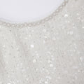 Ivory Sequin Boucle Mini Dress