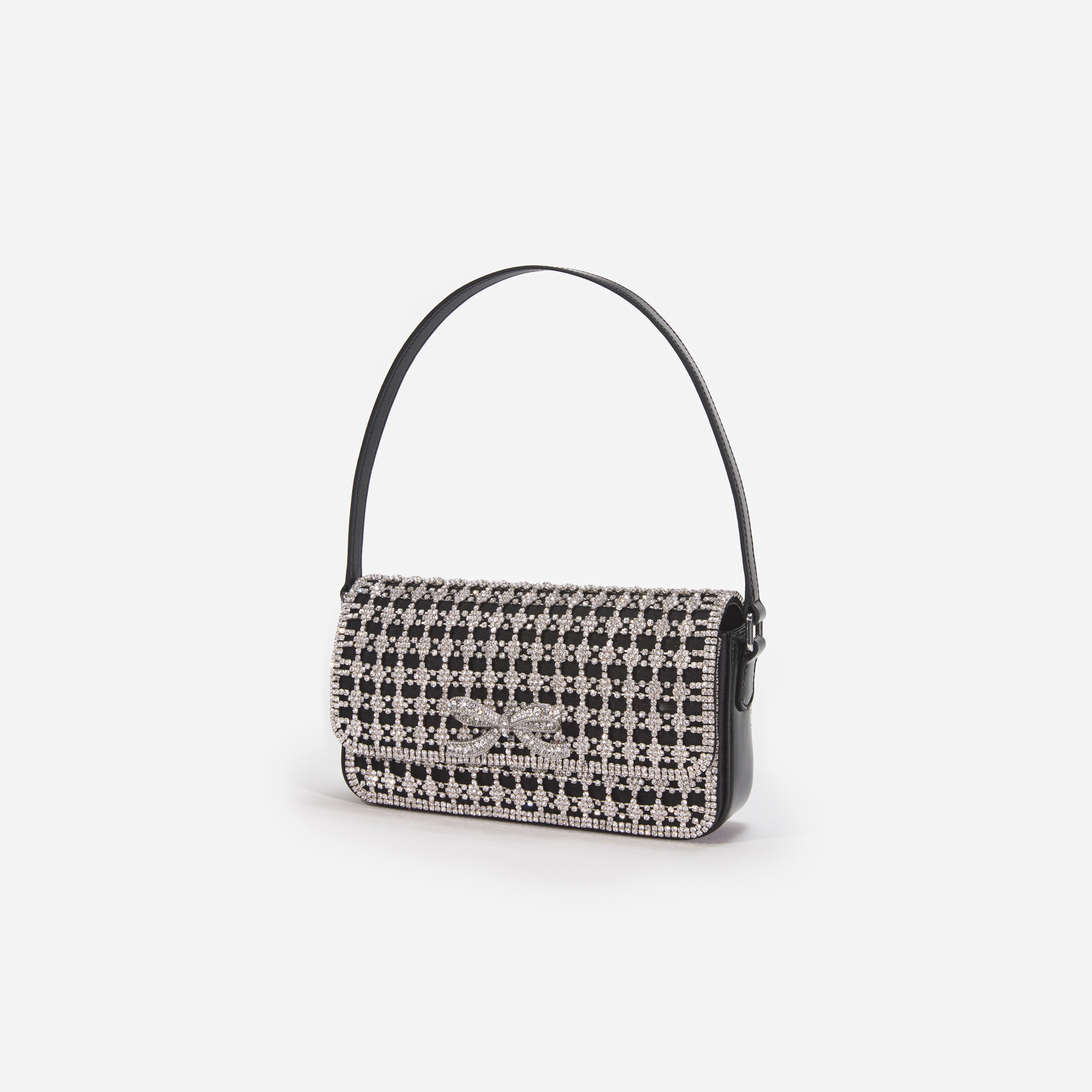 Black Crystal Shoulder Bag