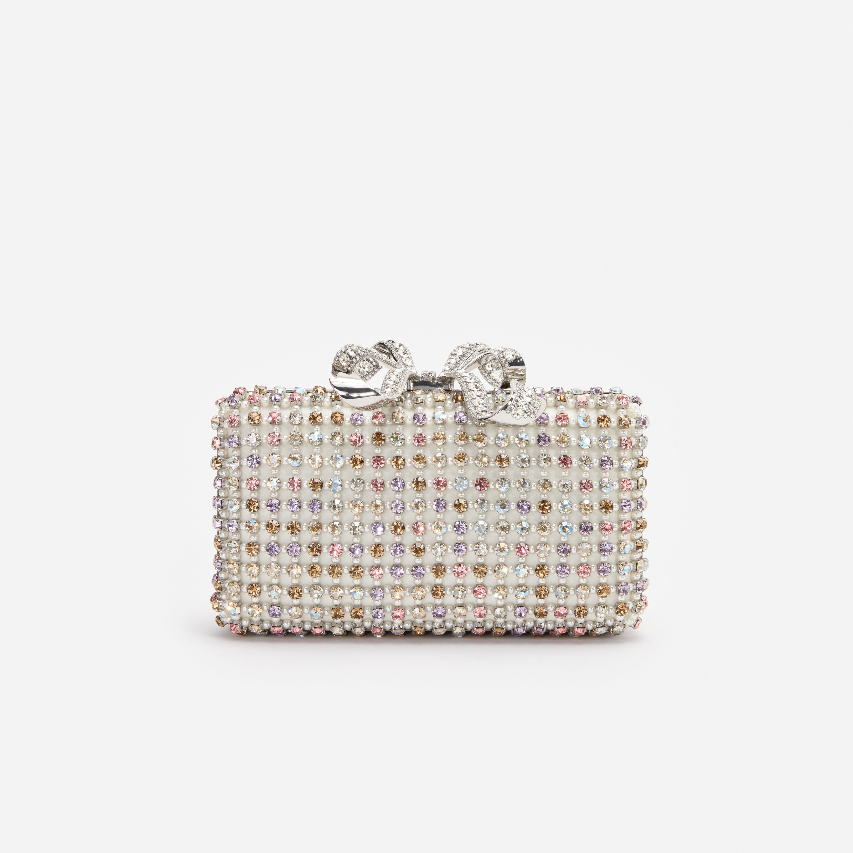 Multi Crystal Clutch Bag