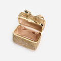Gold Crystal Vanity Case
