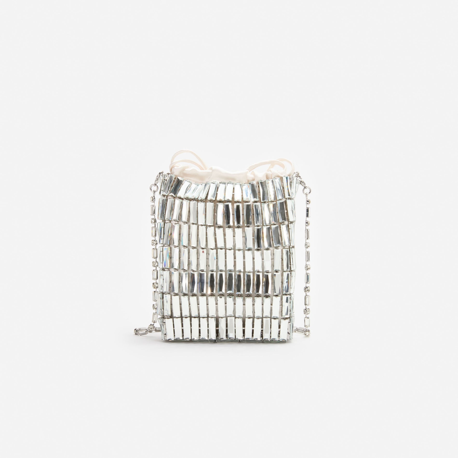 Silver Crystal Mini Bag