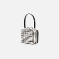 Silver Crystal Micro Bag