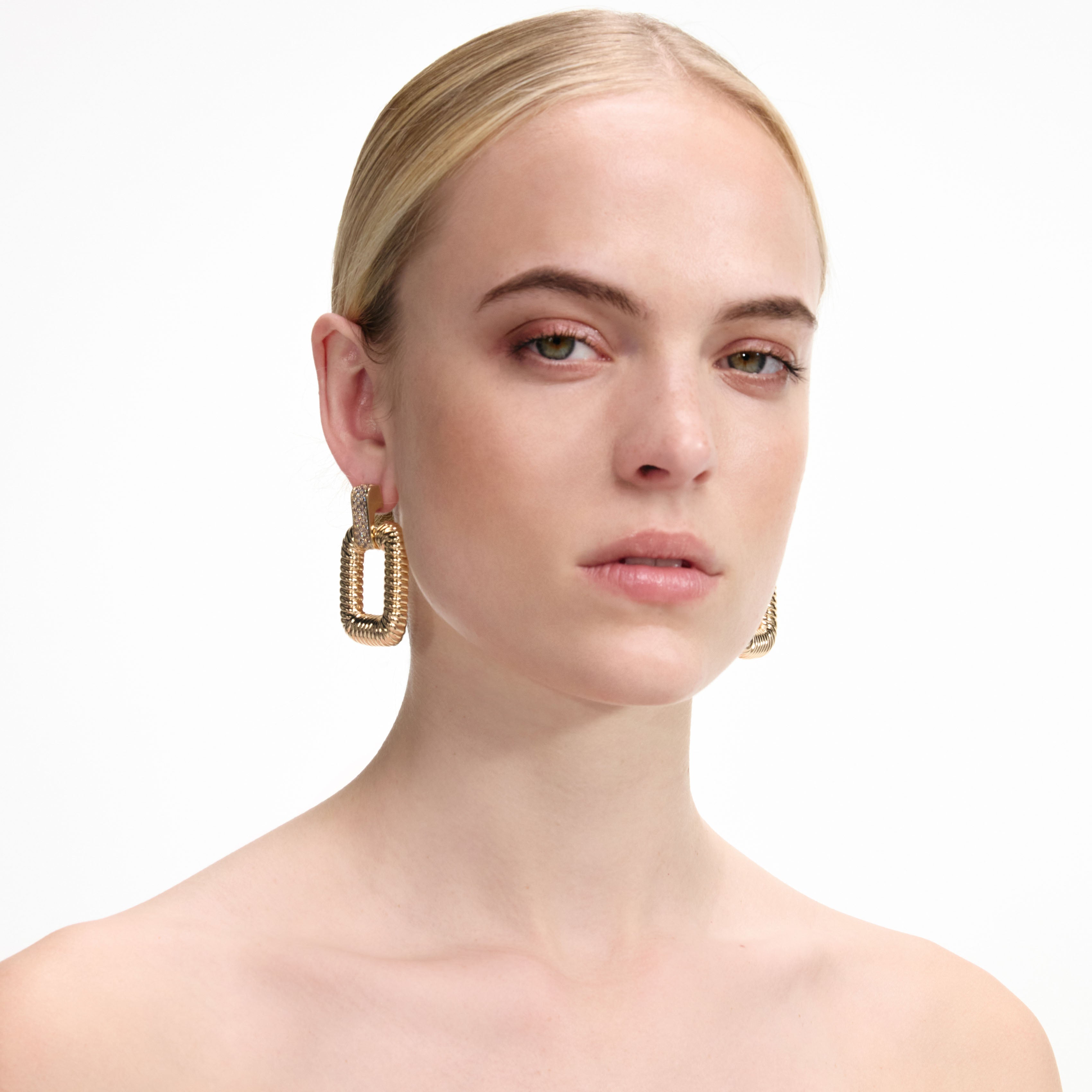 Gold Knocker Earrings