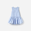 Blue Taffeta Dress