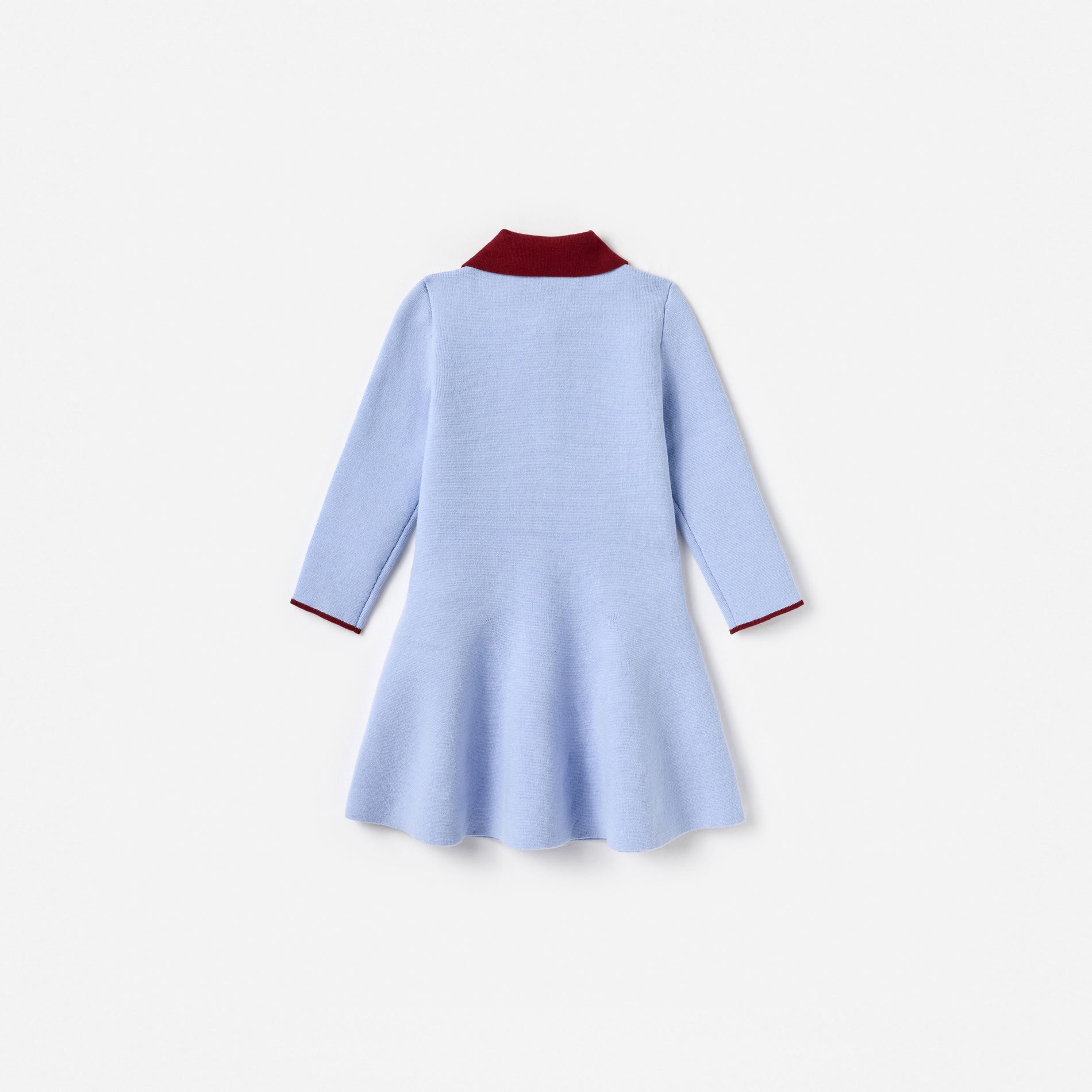Blue Flat Knit Dress