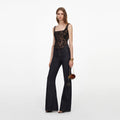 Black Lace Corset Top