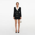 Black Tailored Blazer Mini Dress
