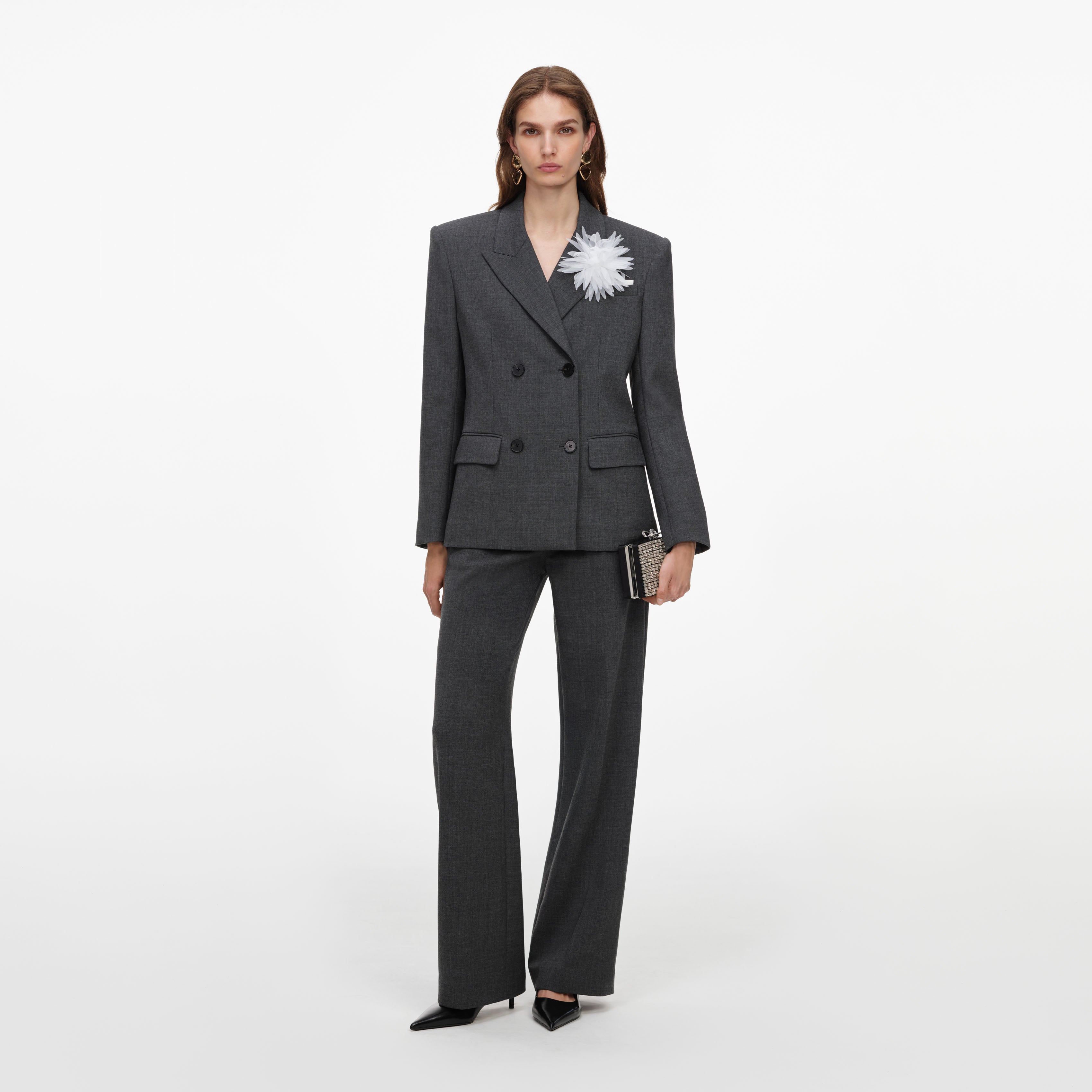 Grey Tailored Trousers