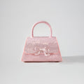 Pink Rhinestone Mini Bow Bag