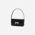 Black Leather Shoulder Bag