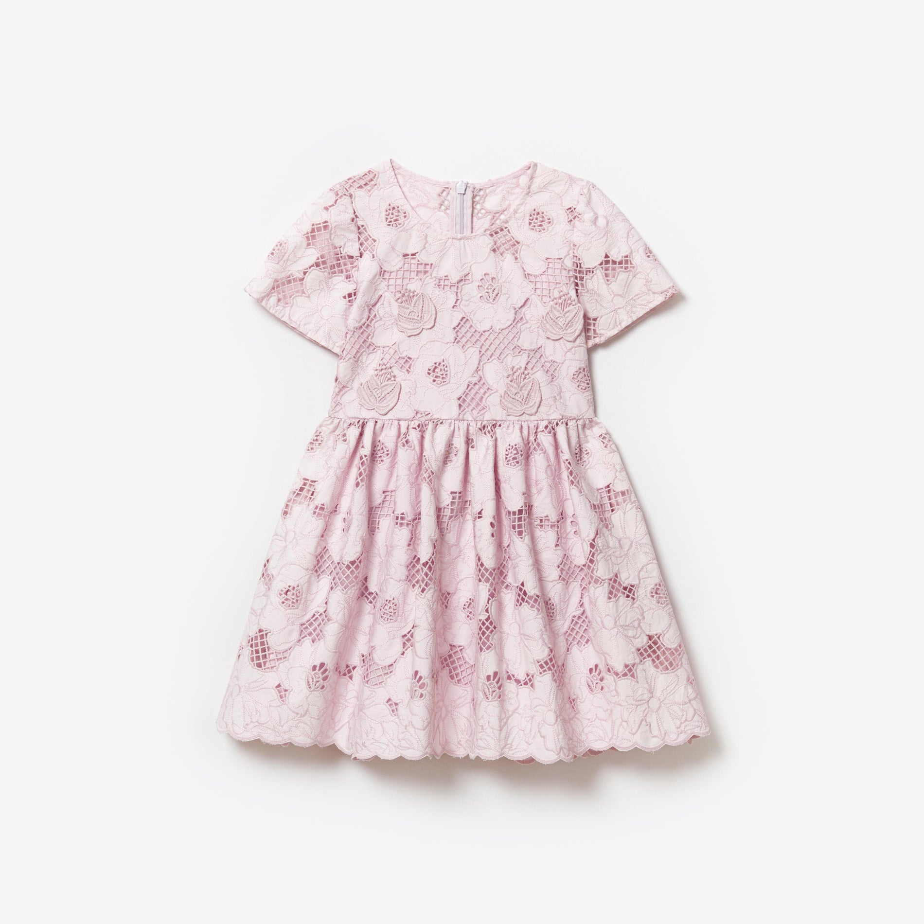 Lilac Lace Mini Dress