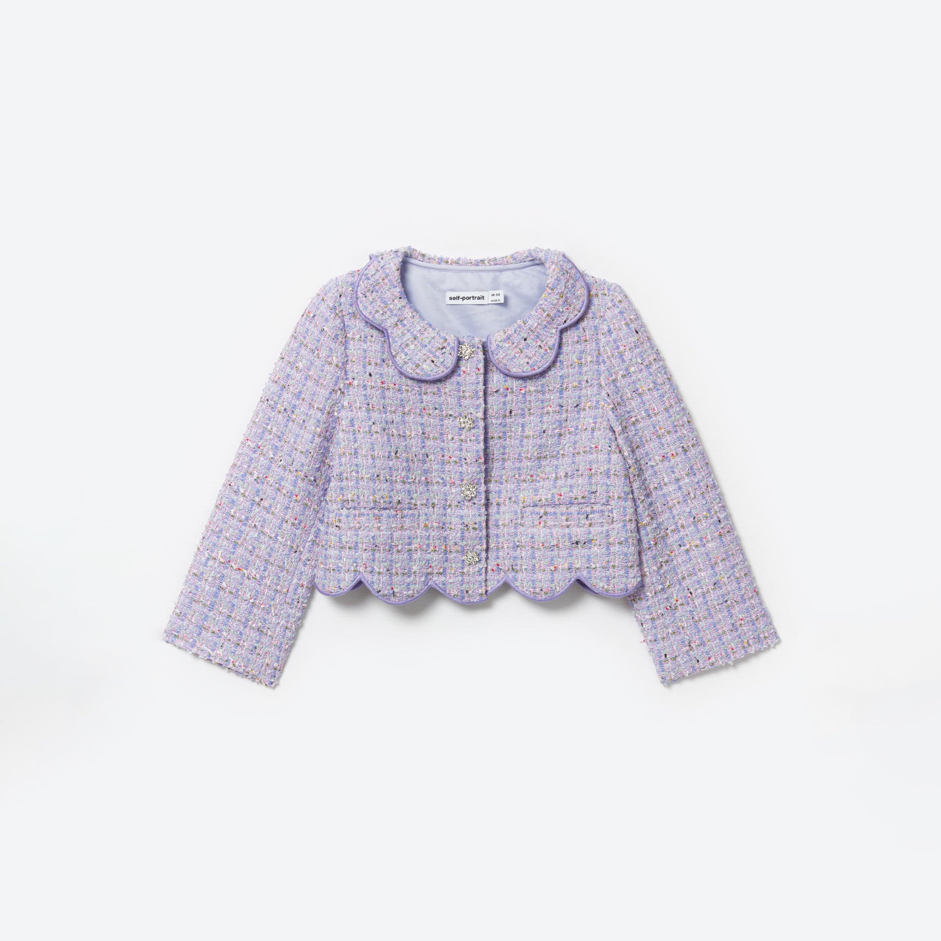 Lilac Boucle Jacket