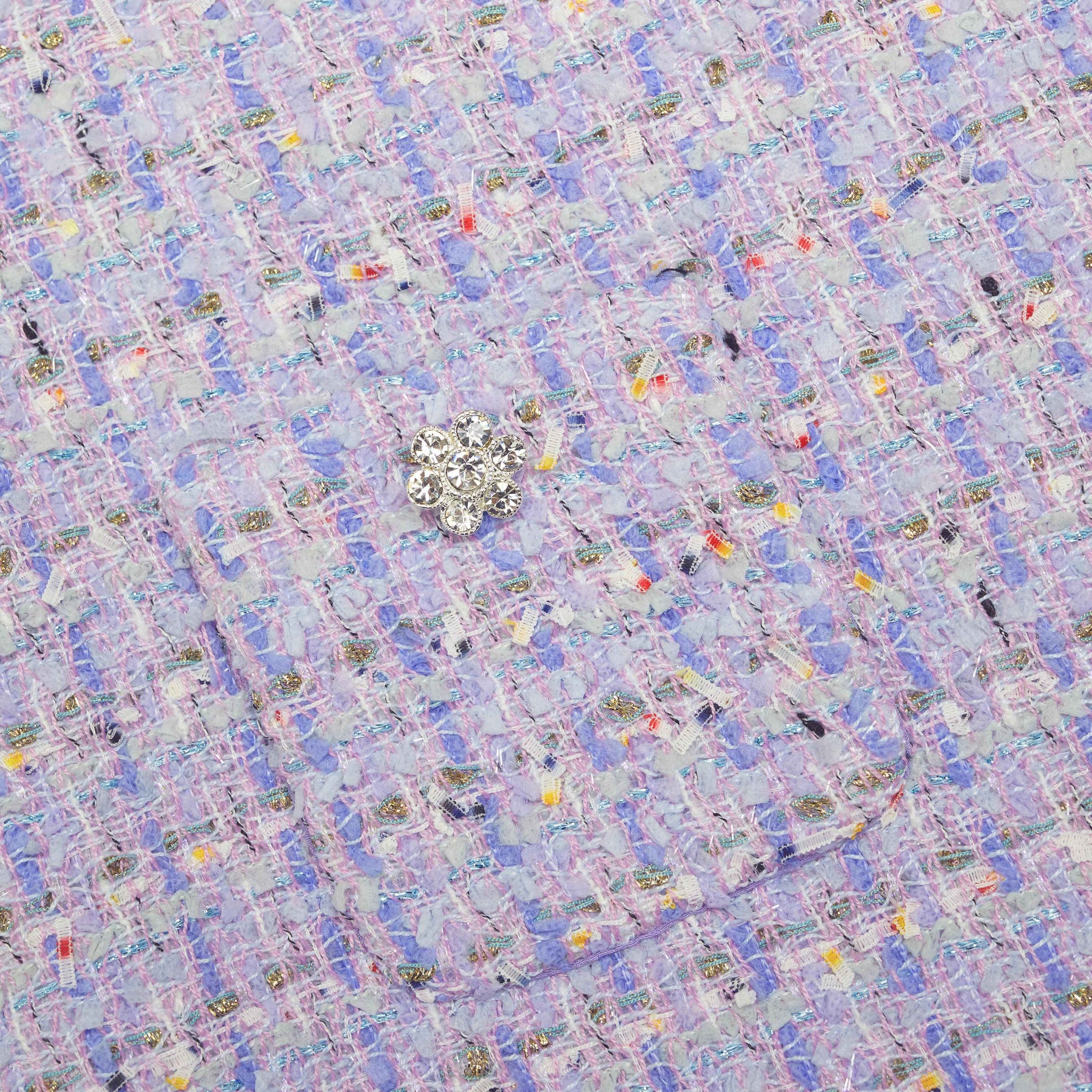 라일락 부클 미니 스커트