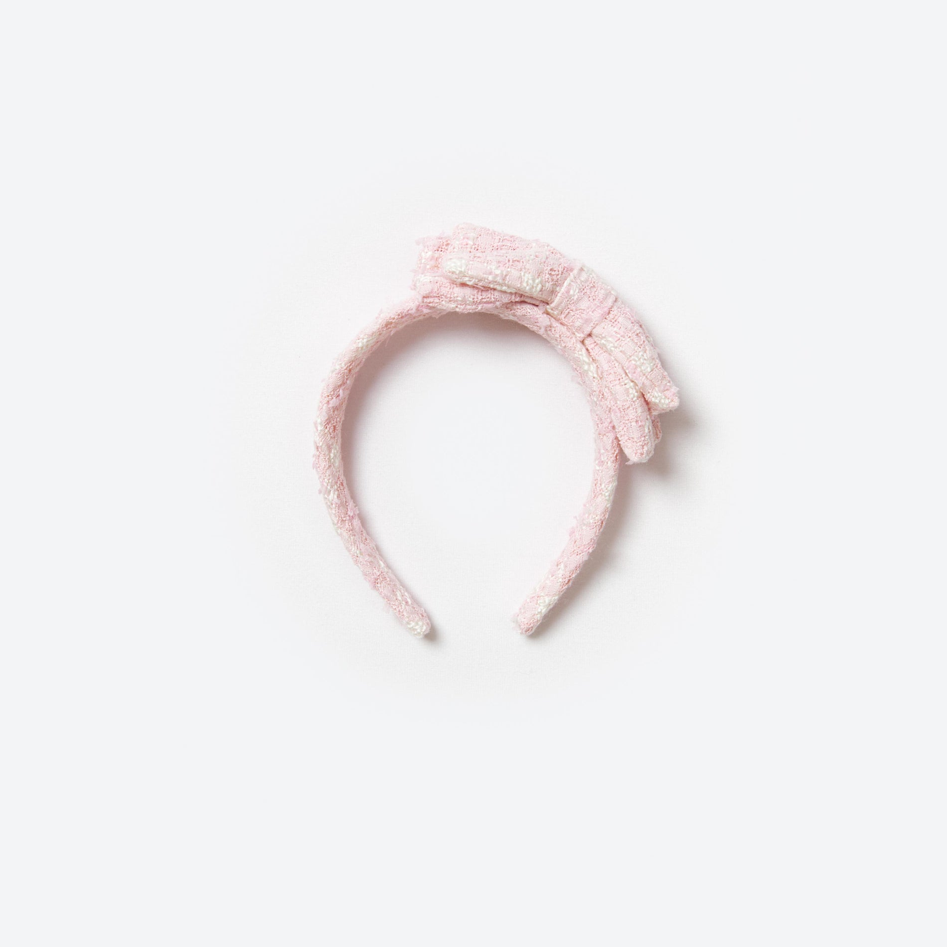 Pink Boucle Headband
