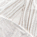 Cream Rhinestone Feather Mini Dress