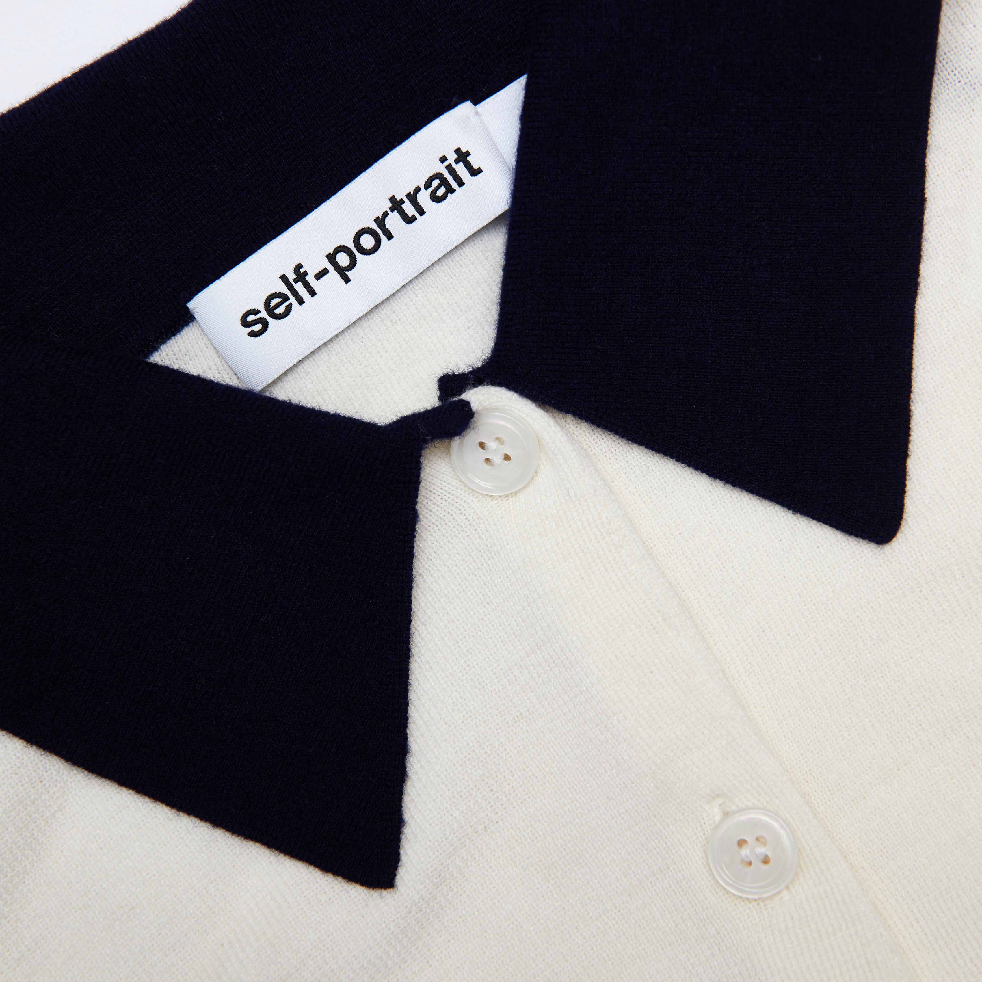 크림 메리노 울 카디건