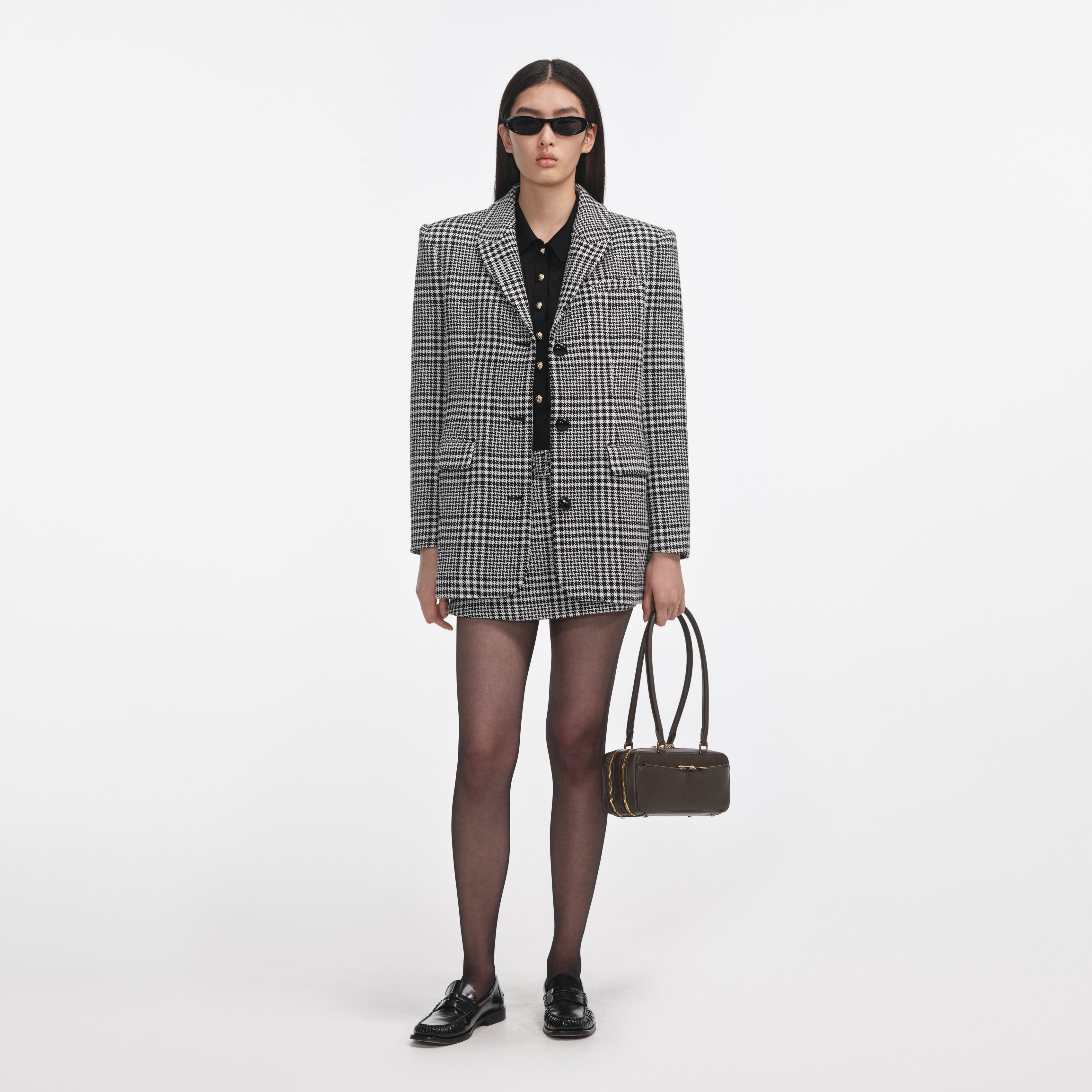 Houndstooth Blazer