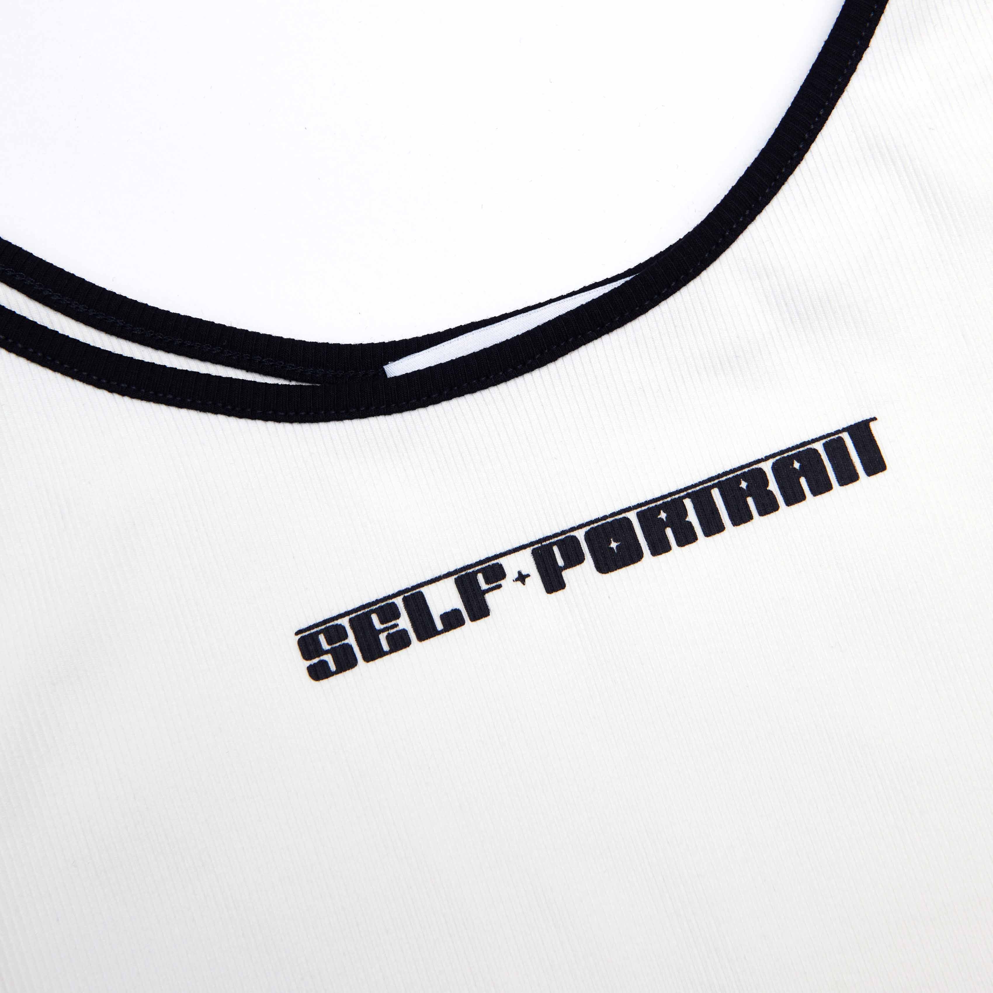 White Vest With Black SP Logo