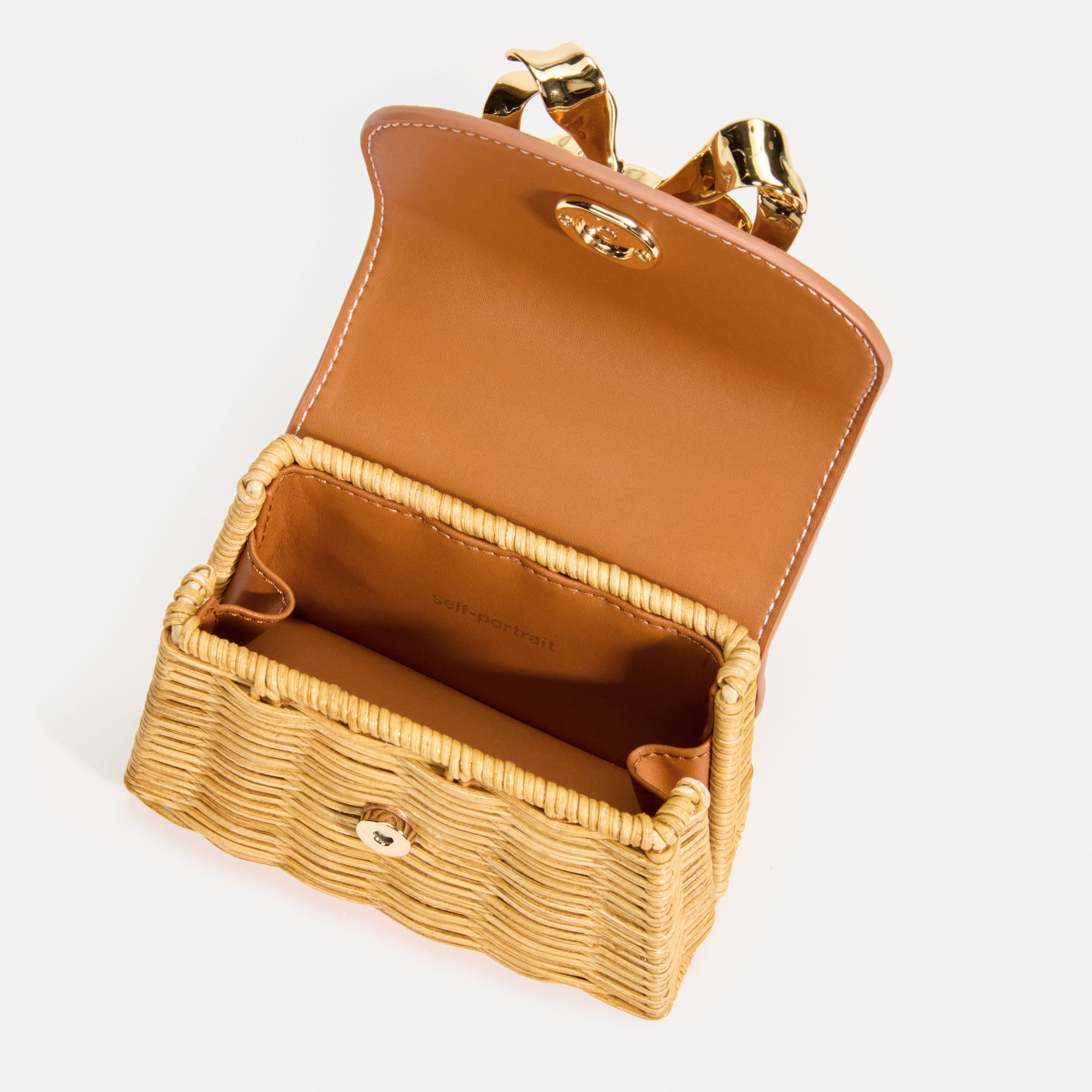 Rattan Micro Bow Bag