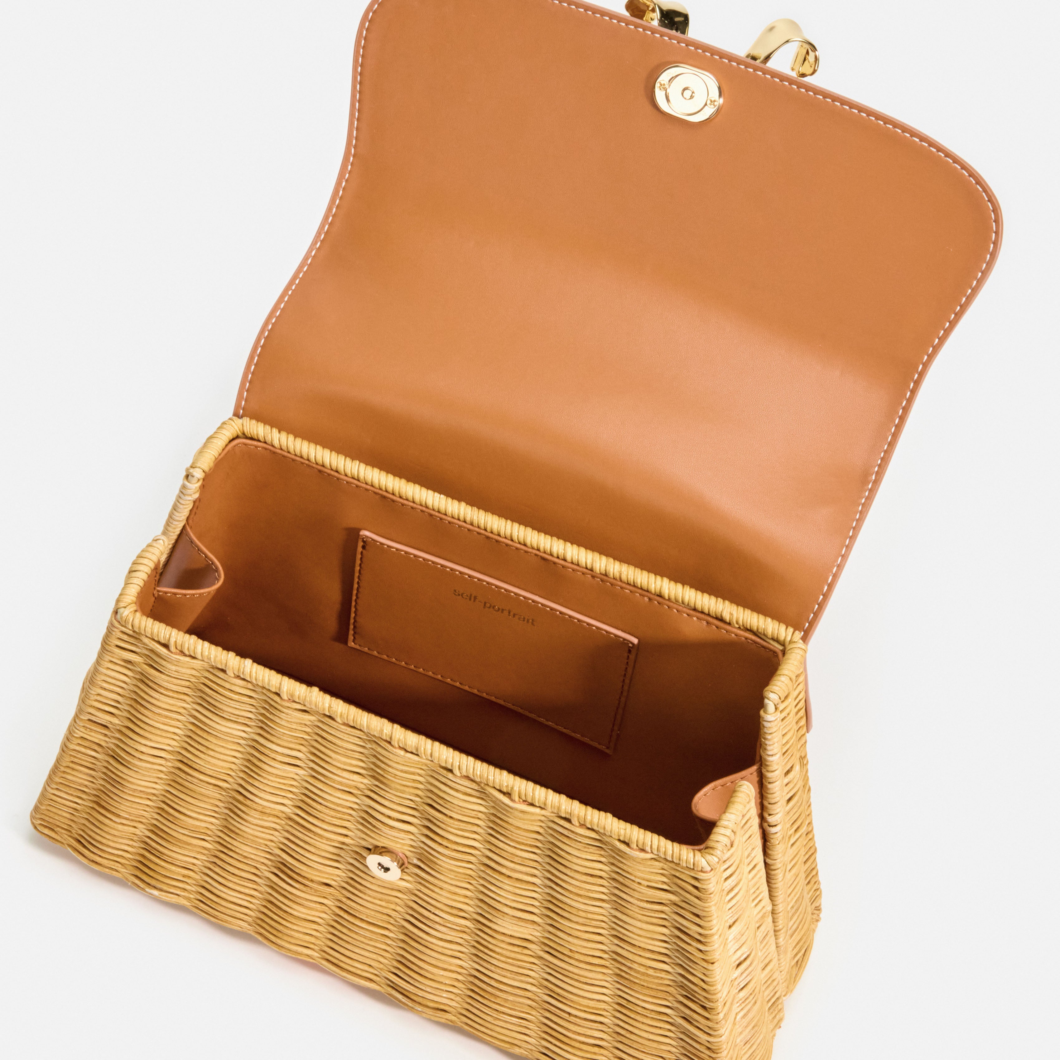 Rattan Mini Bow Bag