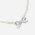 Pearl Bow Necklace