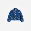 Polka Dot Denim Jacket