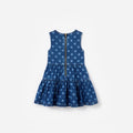Polka Dot Denim Dress