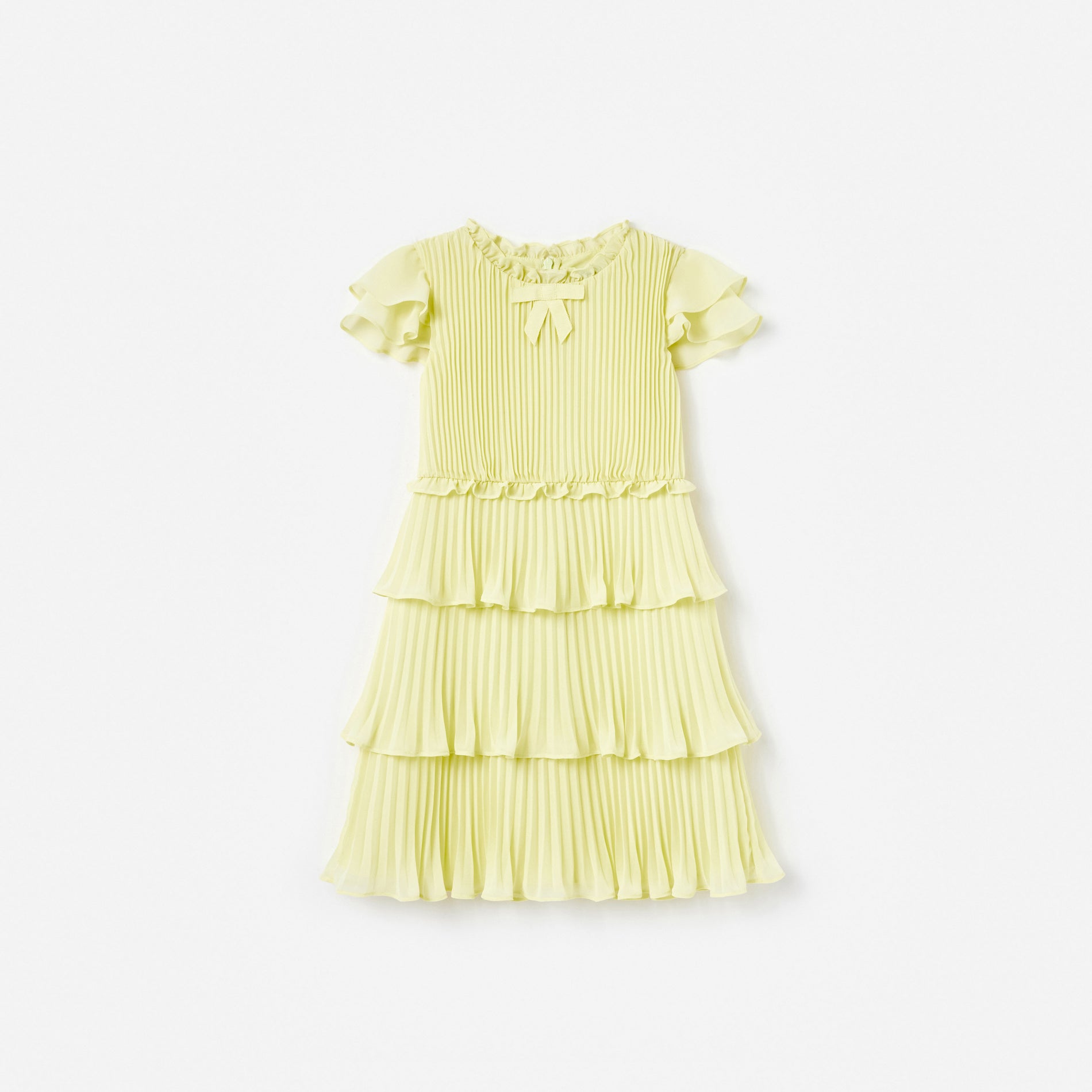 Yellow Chiffon Dress