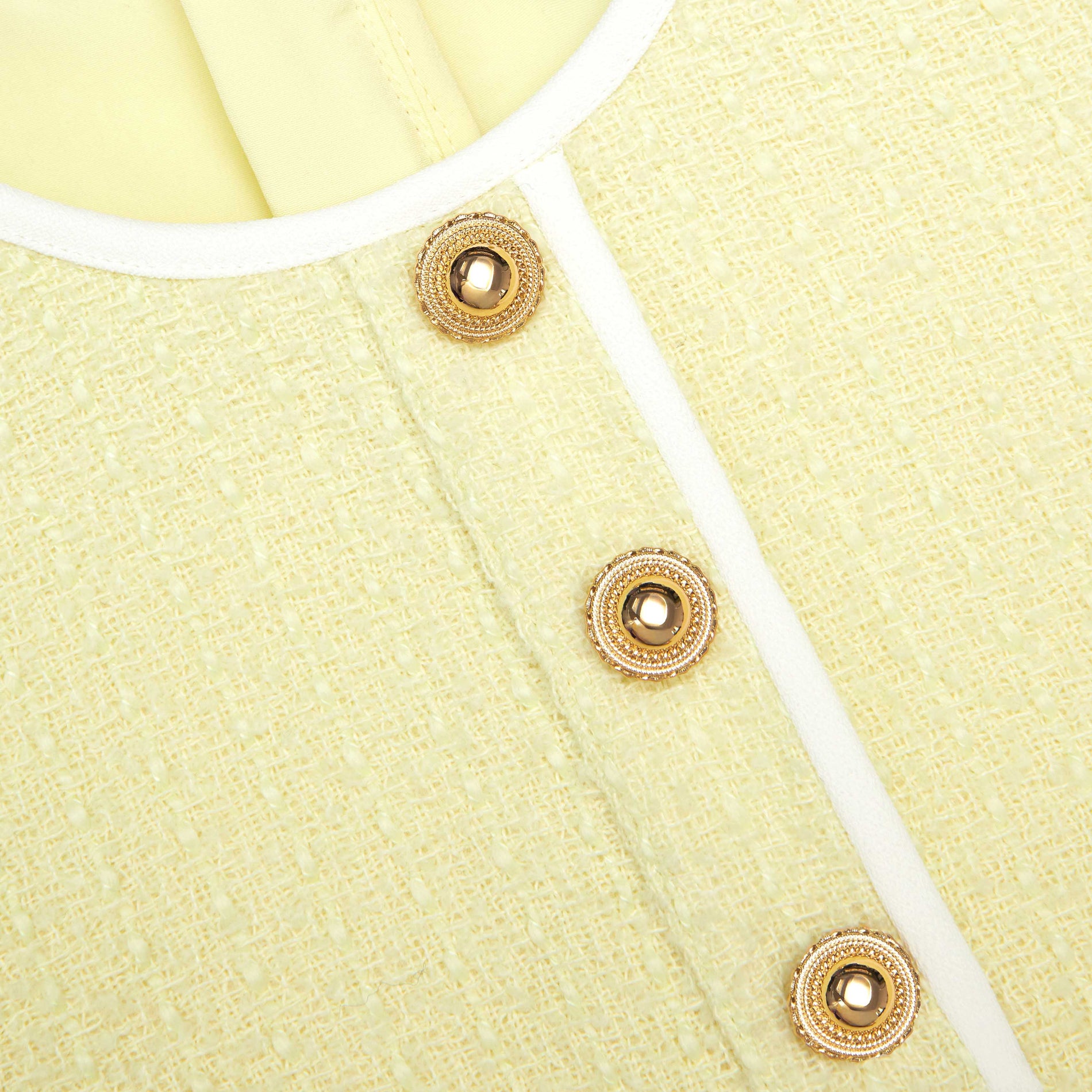 옐로우 부클 드레스