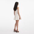 Cream Linen Mini Dress