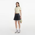Yellow Taffeta Top