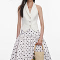 Cream Linen Blend Waistcoat