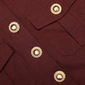 Brown Twill Maxi Dress