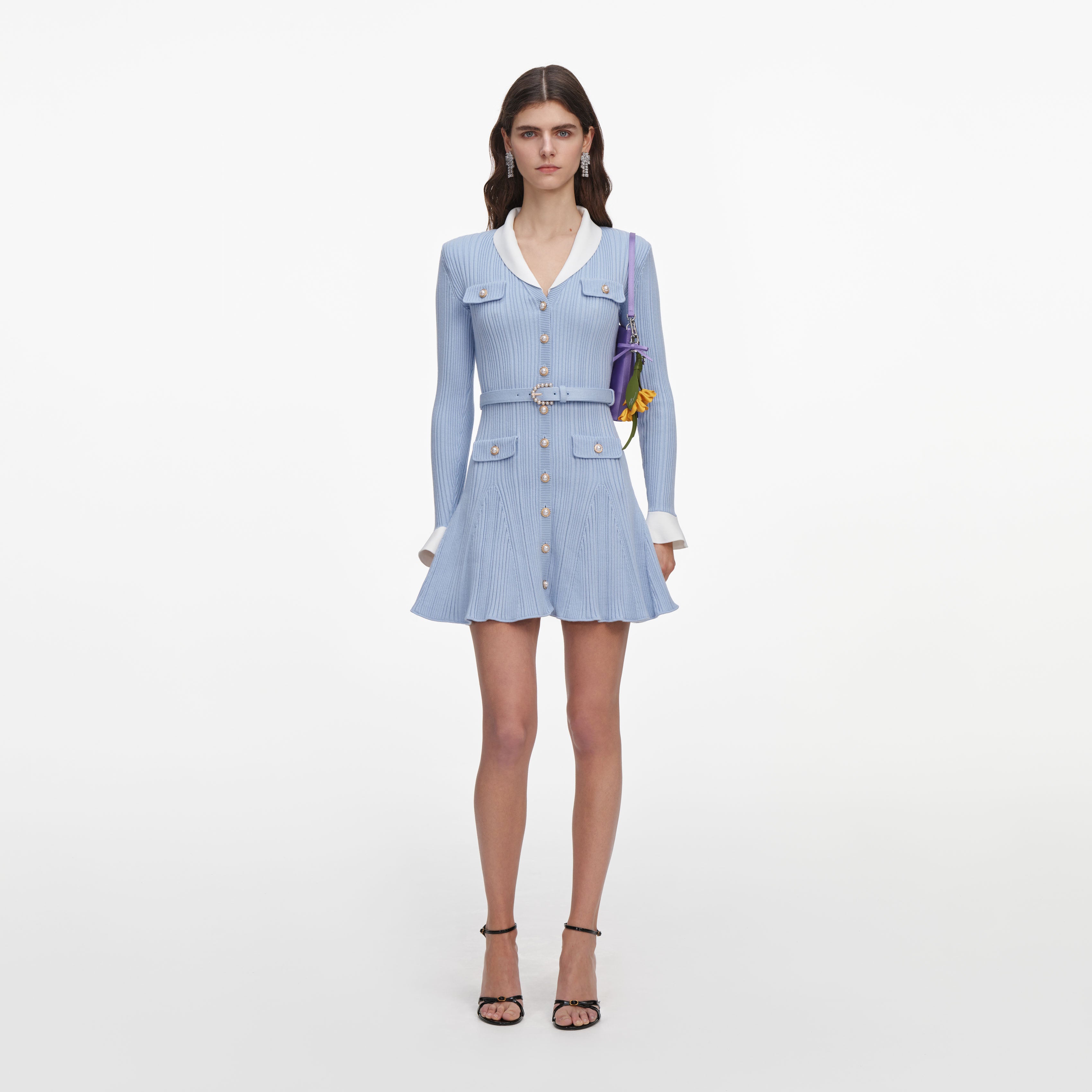 claudia blue dress Claudia - vintage cape and dress main image 0
