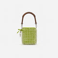 Green Crystal Chain Mini Tote Bag