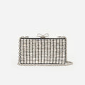 Silver Chainmail Clutch Bag