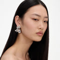 Multi Crystal Cluster Earrings