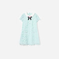 Mint Lace Collared Dress