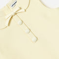 Yellow Taffeta Shift Dress