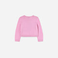 Pink Bow Pointelle Knit Cardigan