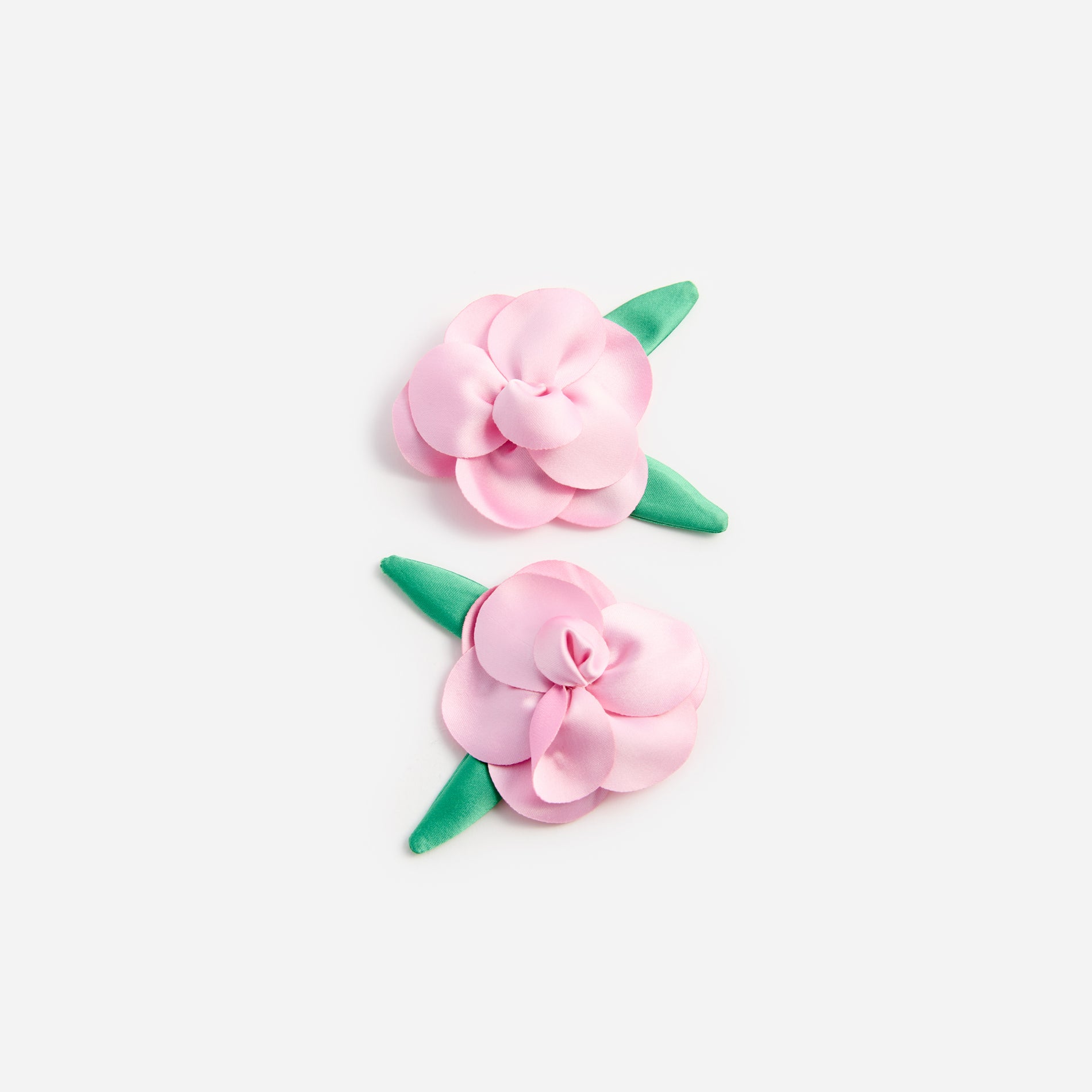 Rose Crepe Hairclips