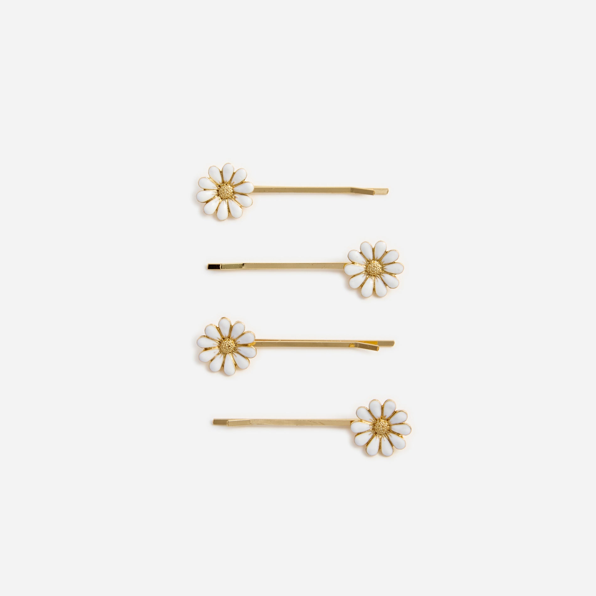 Daisy Enamel Hairclips