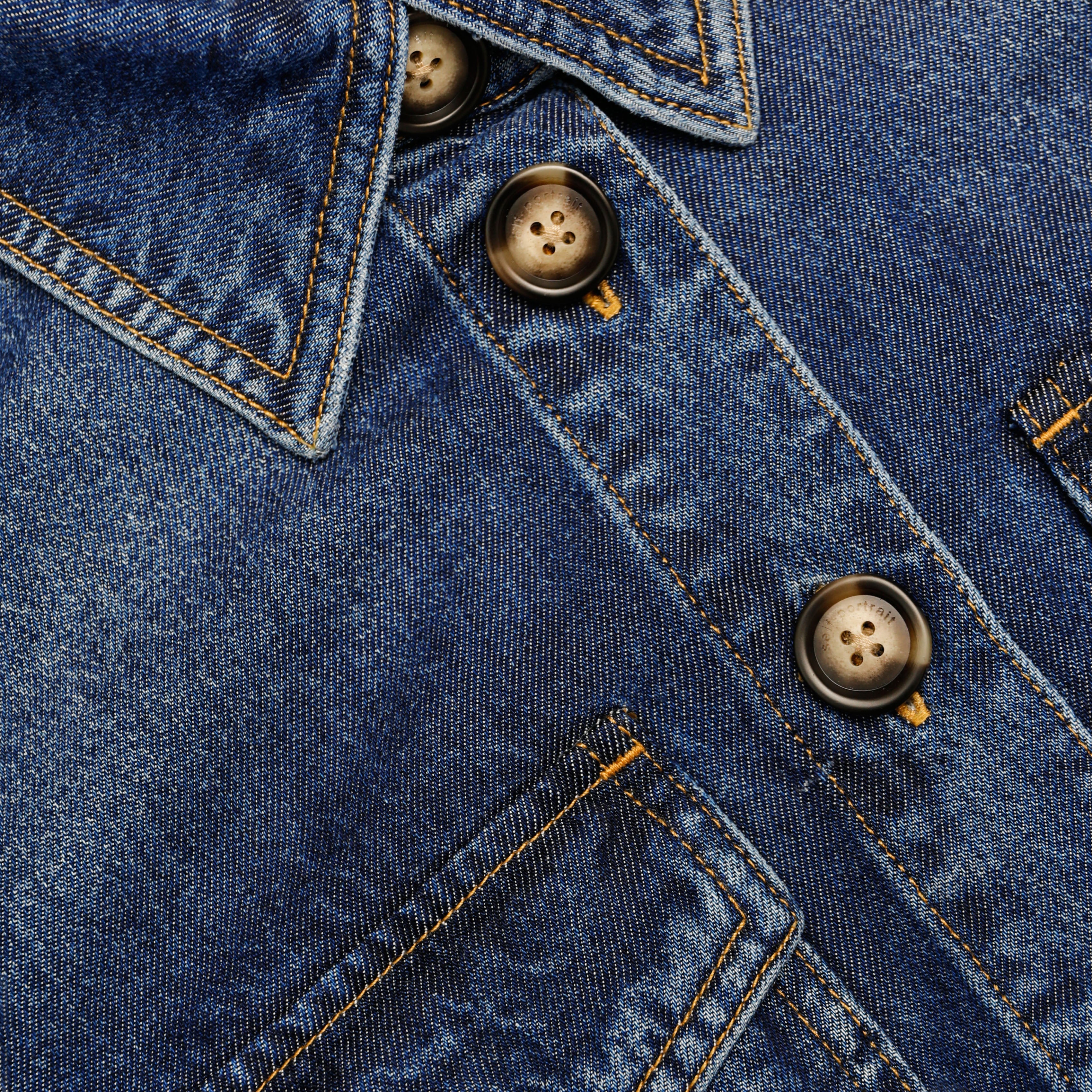 Denim Relaxed Fit Jumpsuit