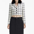 Cream Check Jacket