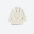 Cream Boucle Coat