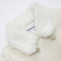 Cream Boucle Coat