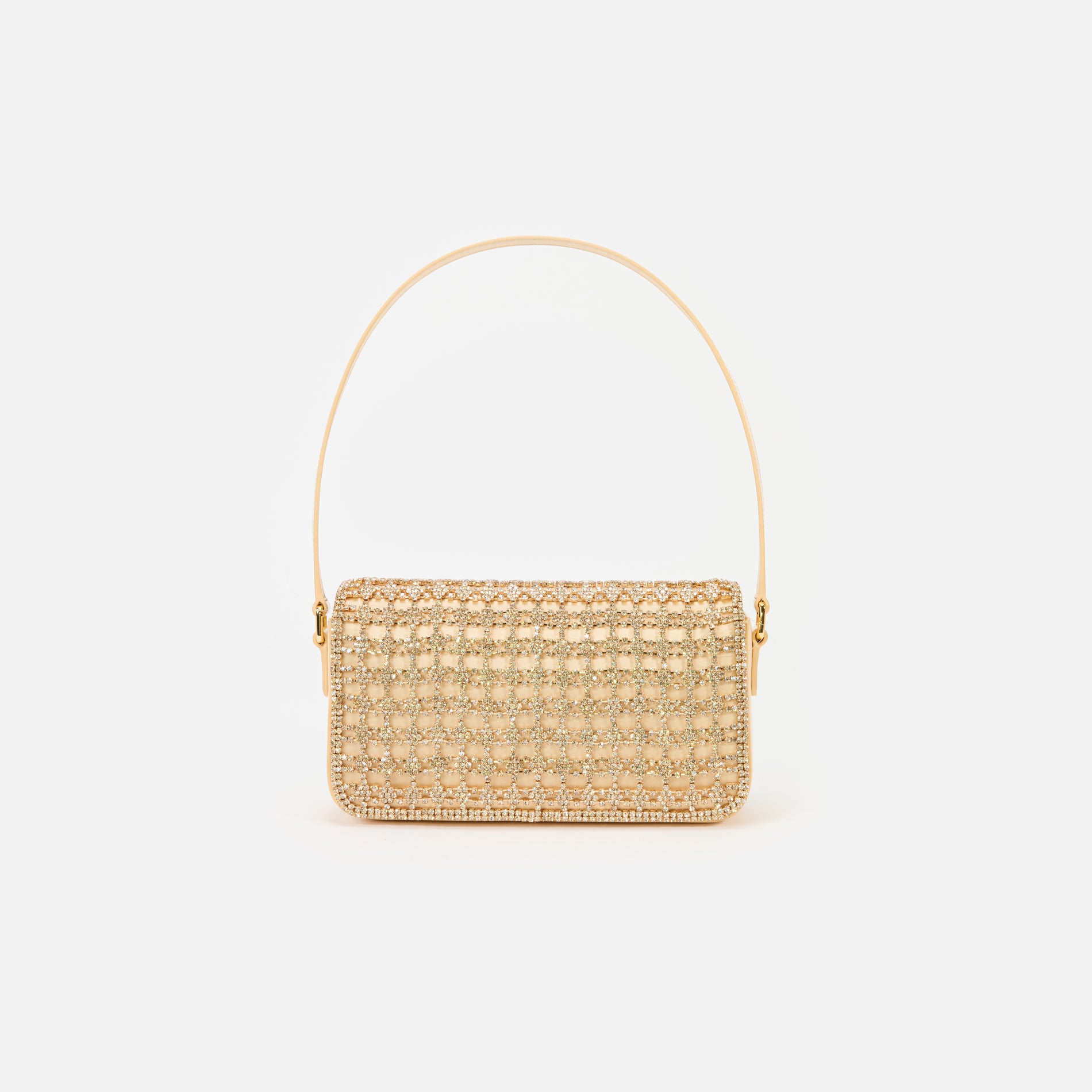 Gold Crystal Shoulder Bag