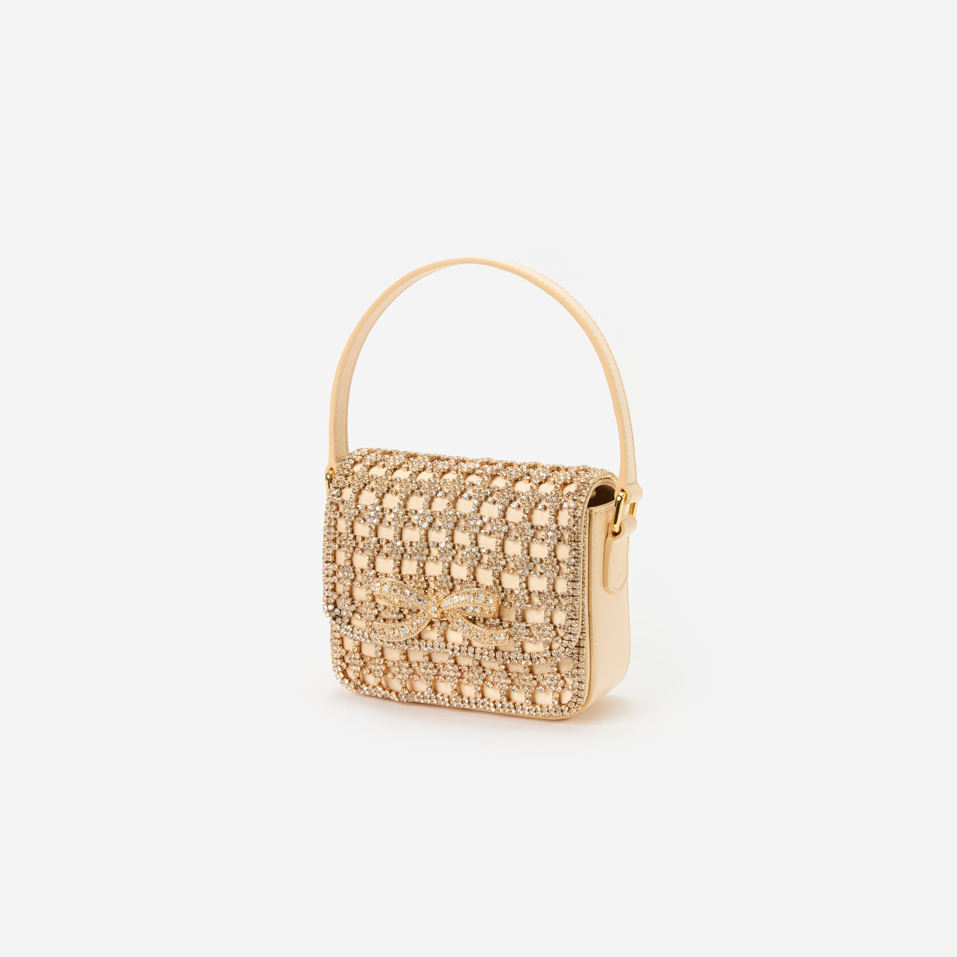 Gold Crystal Micro Bag