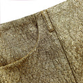 Gold Metallic Jacquard Skort