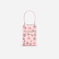 Pink Satin Floral Crystal Mini Bag